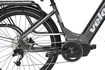 Velec R48 PRO 2023 titanium e-bike with 450W mid drive motor