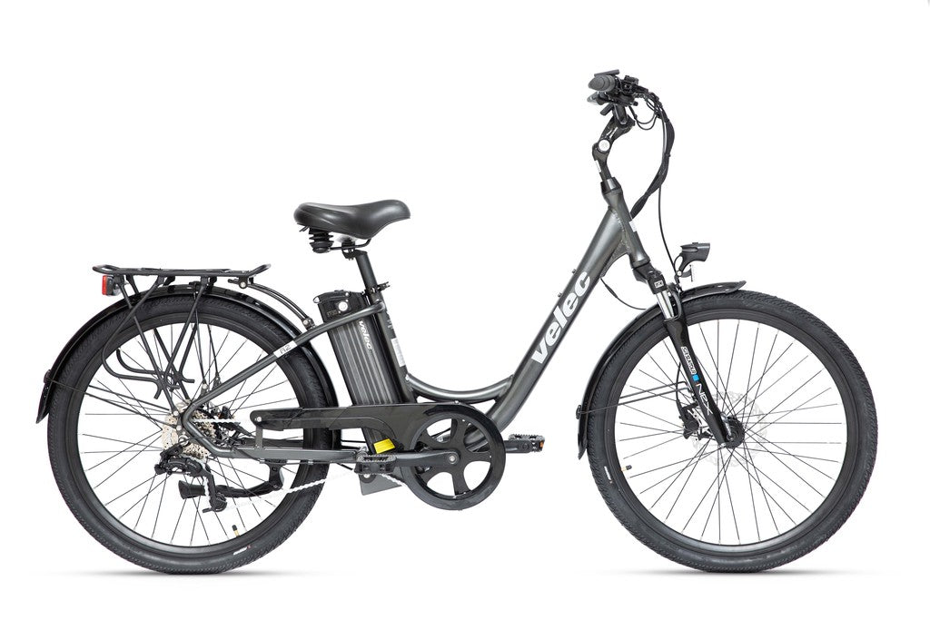 Velec A2 2023 titanium e-bike with 350W rear-wheel motor