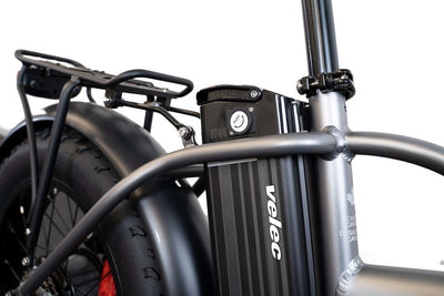 Velec FB48 folding bike 2023 titanium e-bike with 500W rear-wheel motor