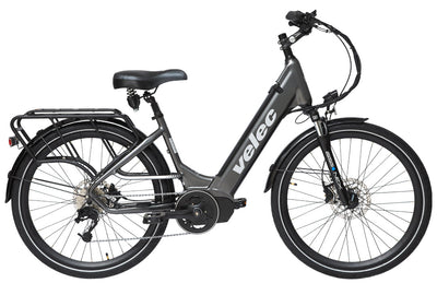 Velec R48 PRO 2023 titanium e-bike with 450W mid drive motor